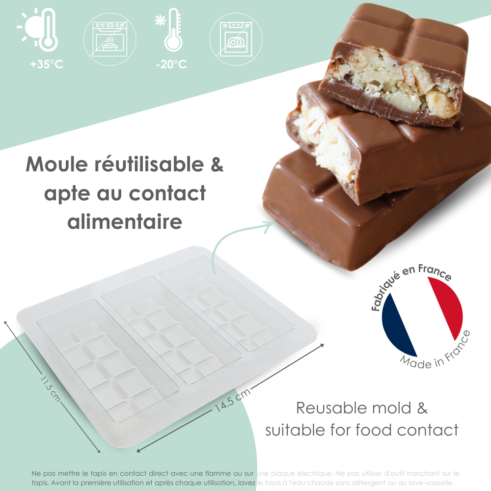 Reusable Choco Crunchy mold
