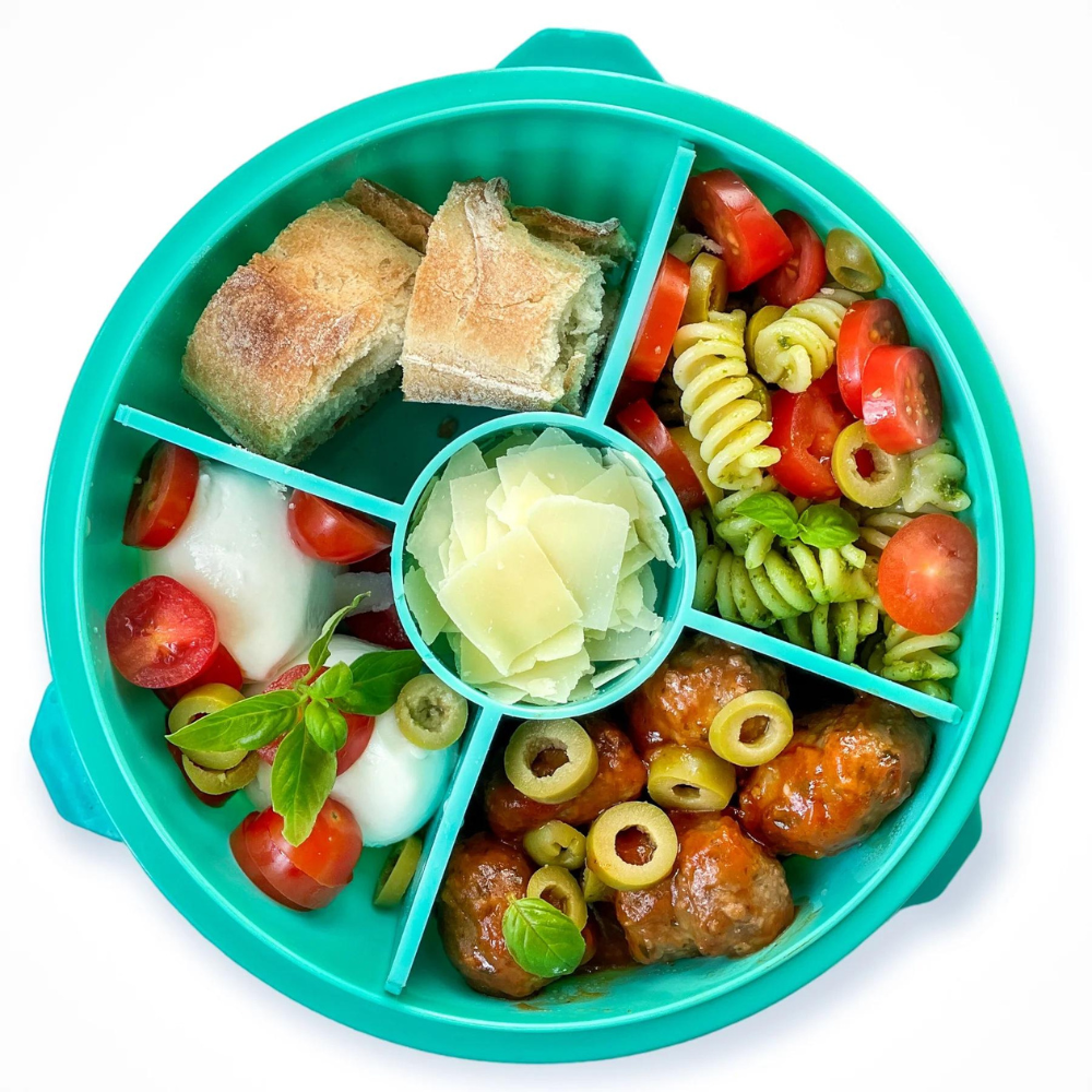 Yumbox – Poke Bowl (4 compartiments) Paradise Aqua - Yumbox - Boîte à repas - PAP2023104 - La Guilde Culinaire