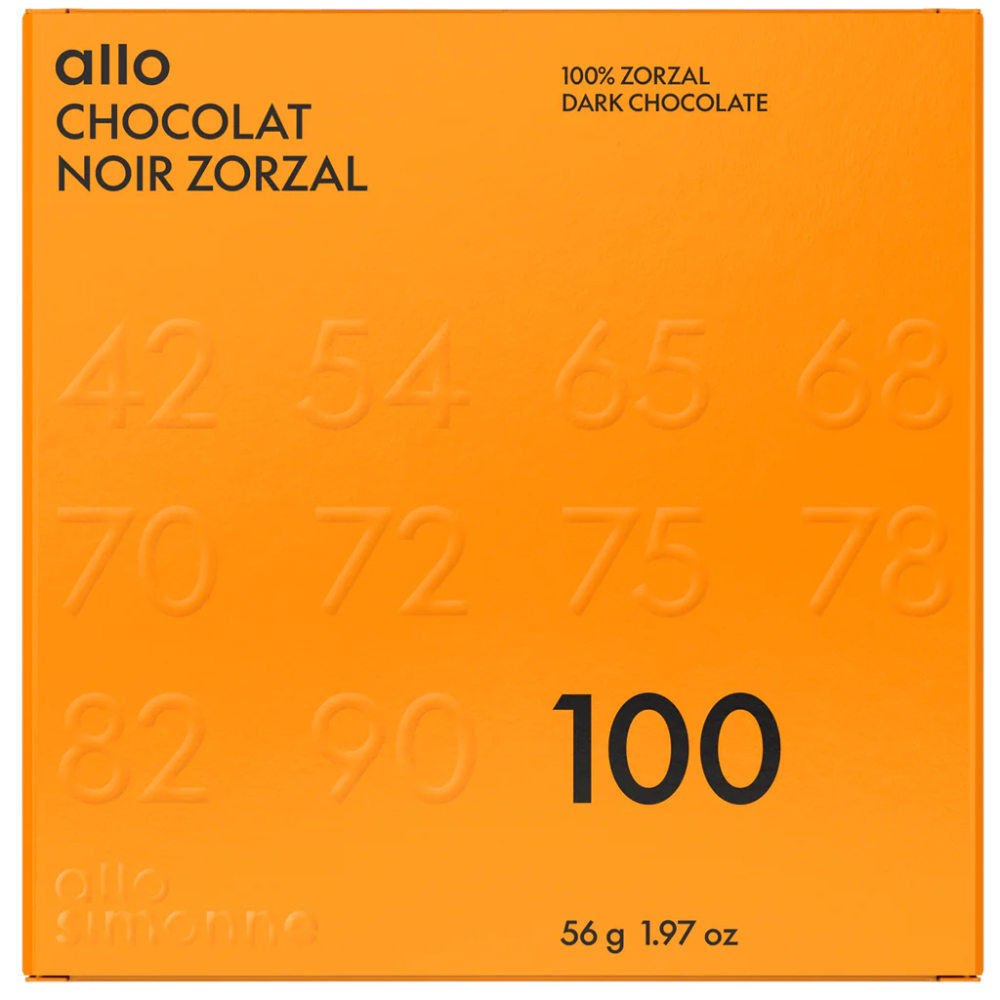 Tablette chocolat Zorzal 100% - République Dominicaine ! - Allo Simonne - Tablette de chocolat - - La Guilde Culinaire