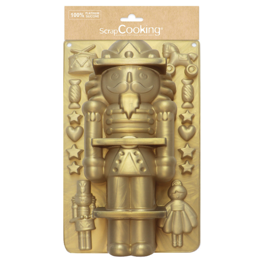 Moule silicone Casse-Noisette - Scrapcooking - Moule à bûche - - La Guilde Culinaire