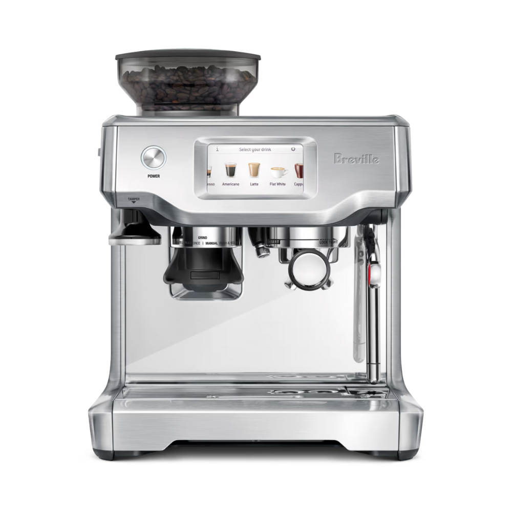 Machine à Café The Barista Touch Acier inoxydable brossé - Breville - Machine à espresso - BES880BSS1BCA1 - La Guilde Culinaire