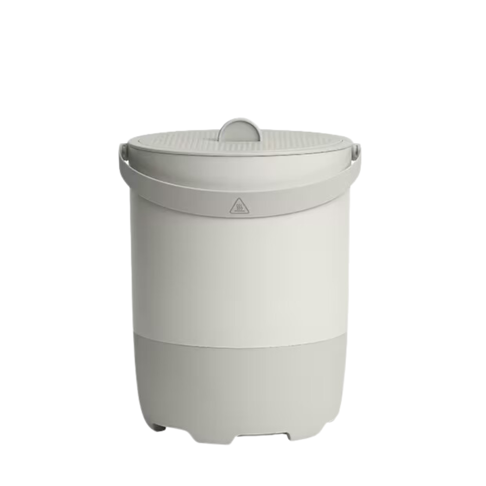 Seau et couvercle Eco 5 ! Blanc - Vitamix - Accessoire pour broyeur de déchets alimentaires - 71958 - La Guilde Culinaire