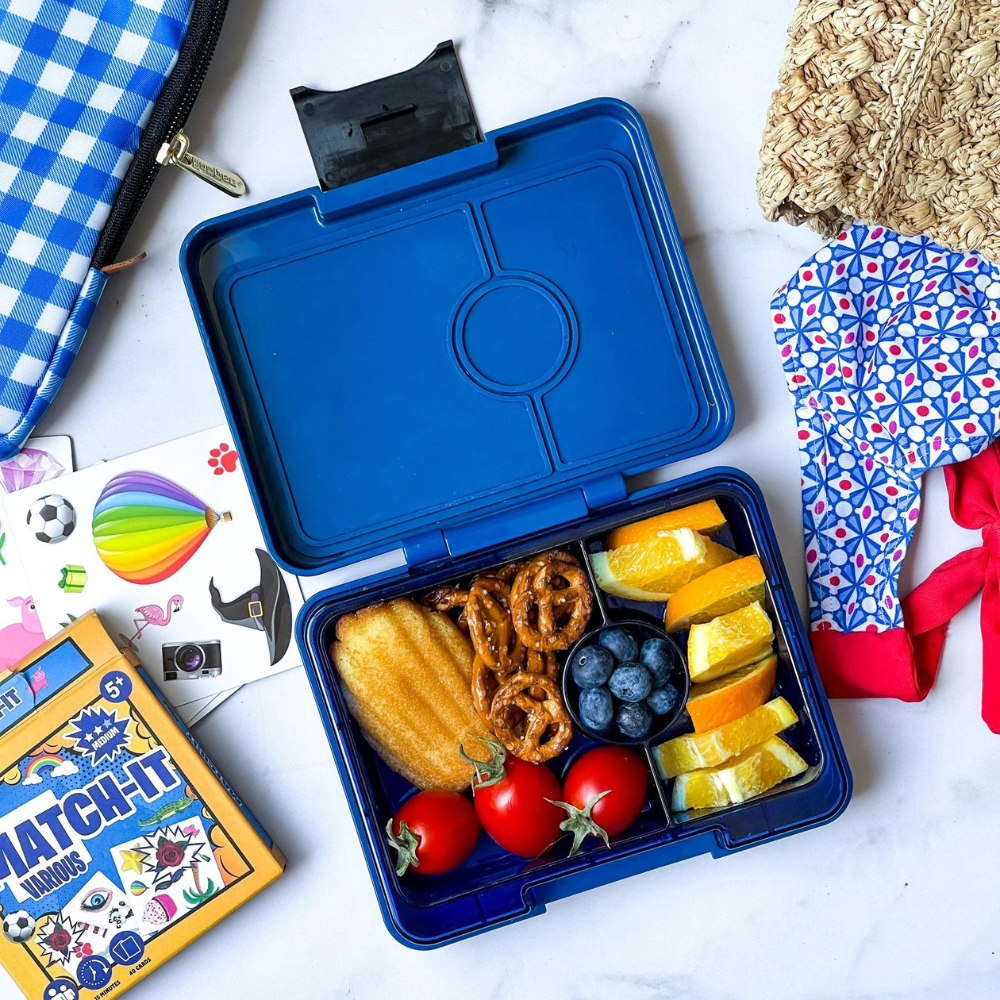 Yumbox Bento - Snack - Monte Carlo Blue/Navy (3 compartiments) - Yumbox - Boîte à repas - - La Guilde Culinaire