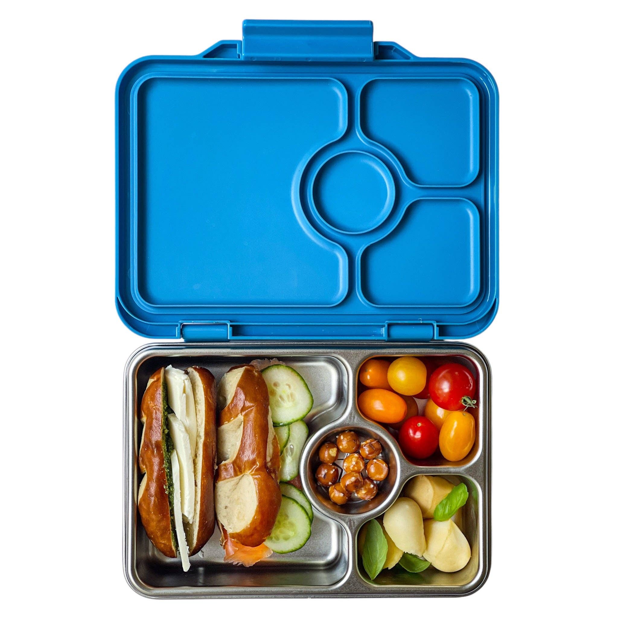 Yumbox Prêt – Boîte à Lunch Bento Étanche en Acier Inoxydable Normandy Blue - Yumbox - Boîte à repas - NBP202405 - La Guilde Culinaire
