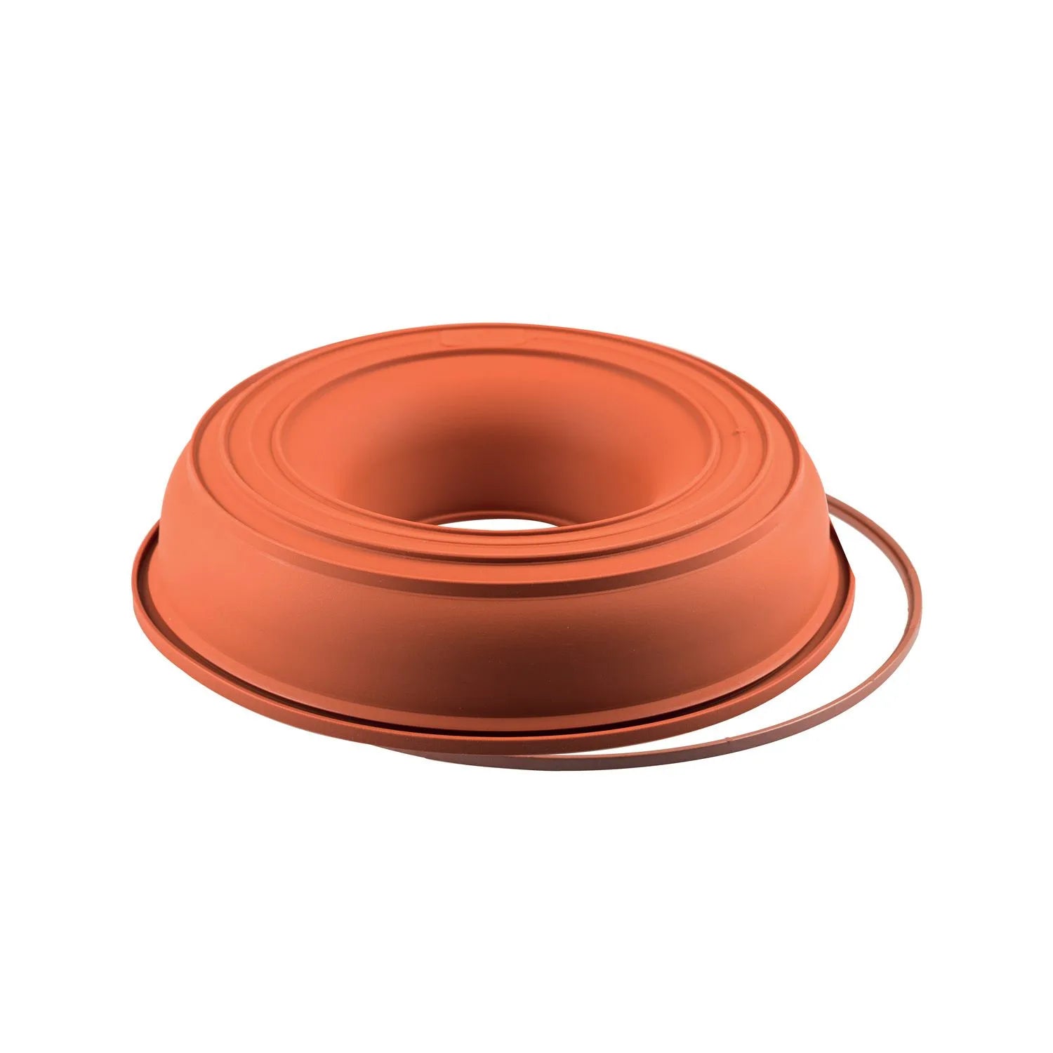 Moule à Savarin lisse Ø 240 mm en silicone flexible SILICONFLEX - SilikoMart - Moule à gâteaux - - La Guilde Culinaire