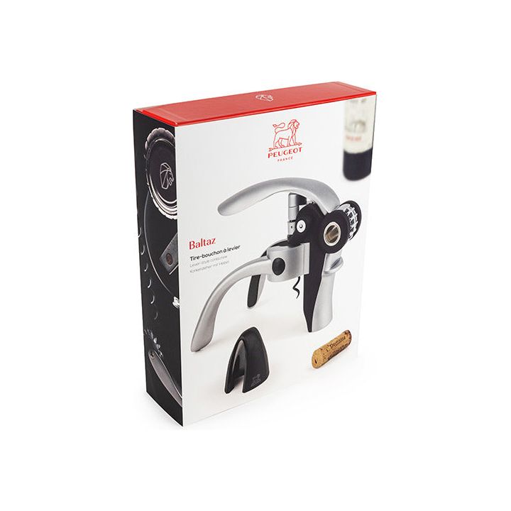 Tire-bouchon à levier avec coupe-capsule 14 cm - Baltaz Peugeot - Peugeot - Tire-bouchon - - La Guilde Culinaire