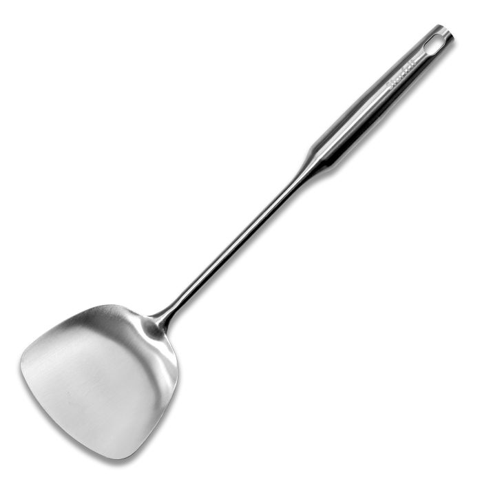Spatule en acier inoxydable de style asiatique - Starfrit - Spatule à cuisine - - La Guilde Culinaire