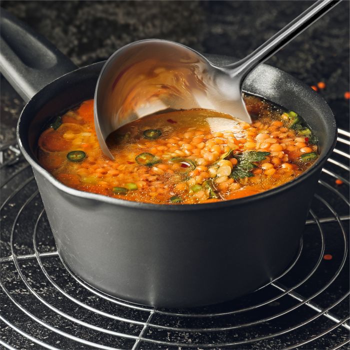 Louche en acier inoxydable de style asiatique - Starfrit - Louche - - La Guilde Culinaire