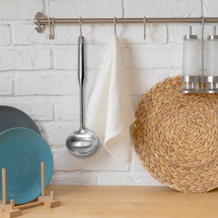 Louche en acier inoxydable de style asiatique - Starfrit - Louche - - La Guilde Culinaire