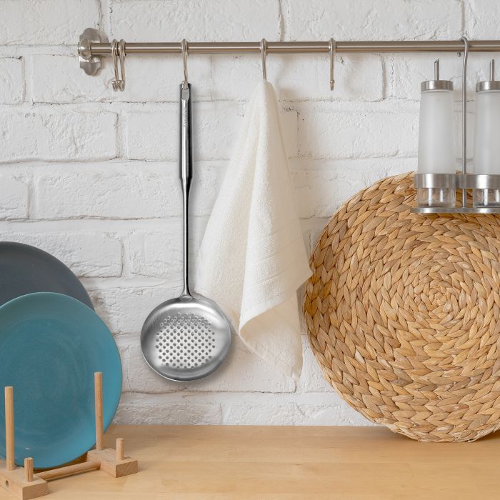 Écumoire en acier inoxydable de style asiatique - Starfrit - Accessoire - - La Guilde Culinaire