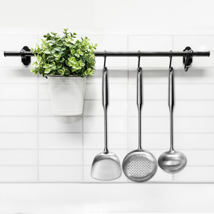 Écumoire en acier inoxydable de style asiatique - Starfrit - Accessoire - - La Guilde Culinaire