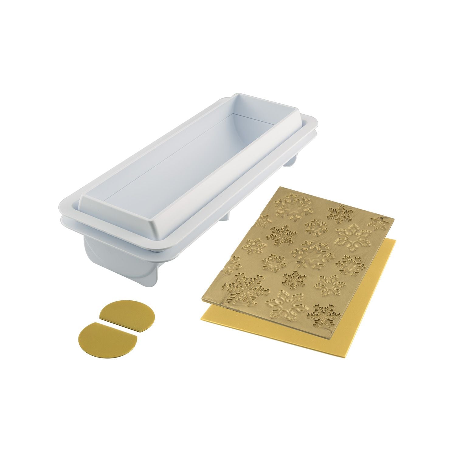 Moule Bûche 3D Frozen - SilikoMart - Moule à bûche - - La Guilde Culinaire