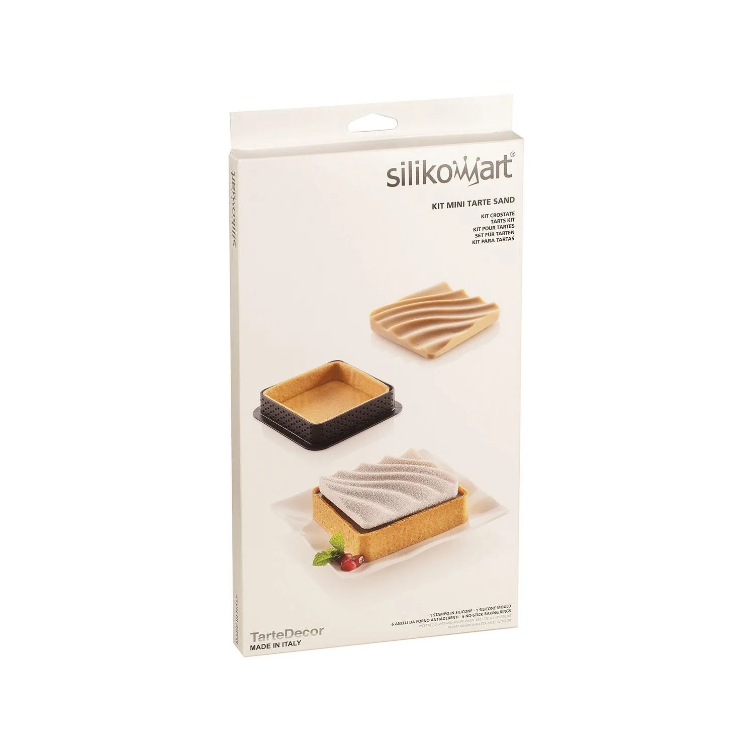 Kit mini Tarte Sand - SilikoMart - Emporte-pièce - - La Guilde Culinaire