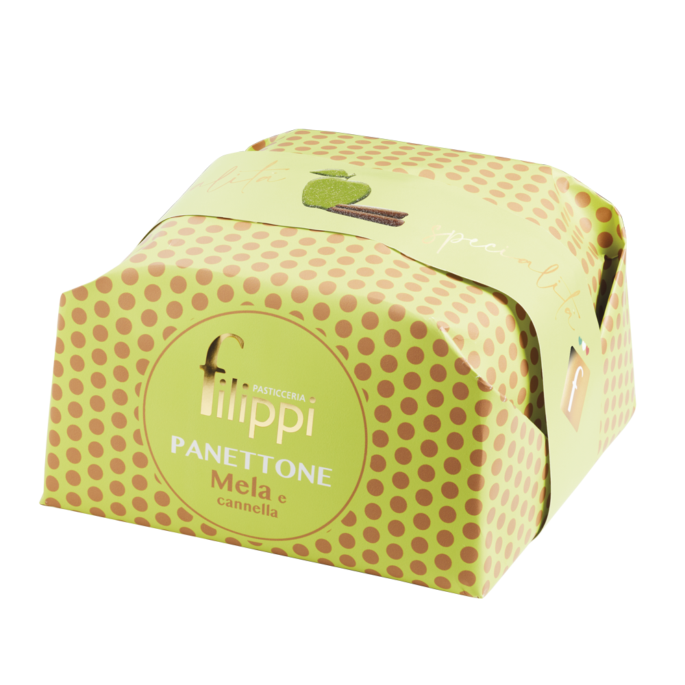 Panettone aux pommes et à la cannelle 500g
