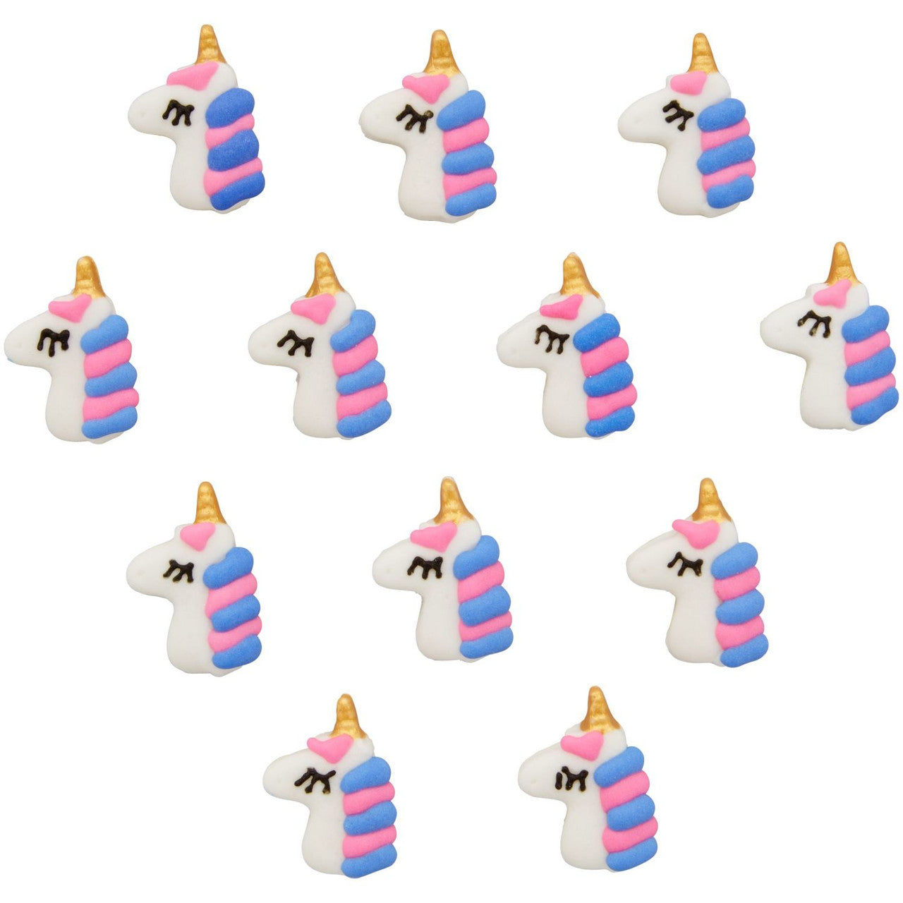 Décorations magiques en glaçage royal Licorne, 12 pièces - Wilton - Décors sucrés - - La Guilde Culinaire