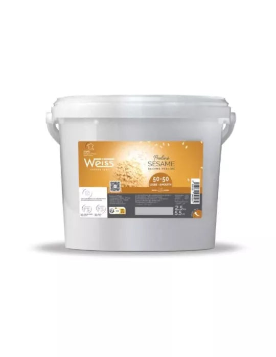 Praliné Sésame 2.5 kg / 5.51 lbs - Weiss - Chocolat - 883088 - La Guilde Culinaire