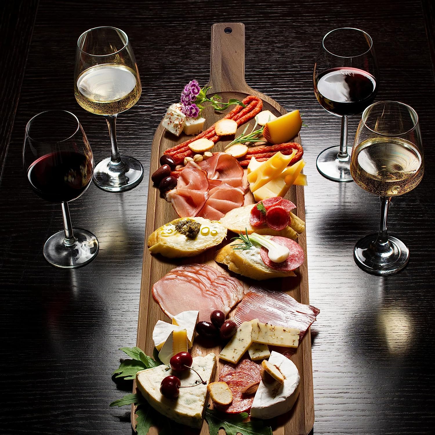 Planche de présentation avec poignée en Acacia 48cm-19" - Ironwood - Pelle de présentation - - La Guilde Culinaire