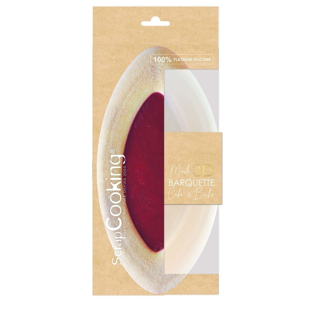 Moule silicone 3D bûche et entremets - Barquette - ScrapCooking - - - La Guilde Culinaire