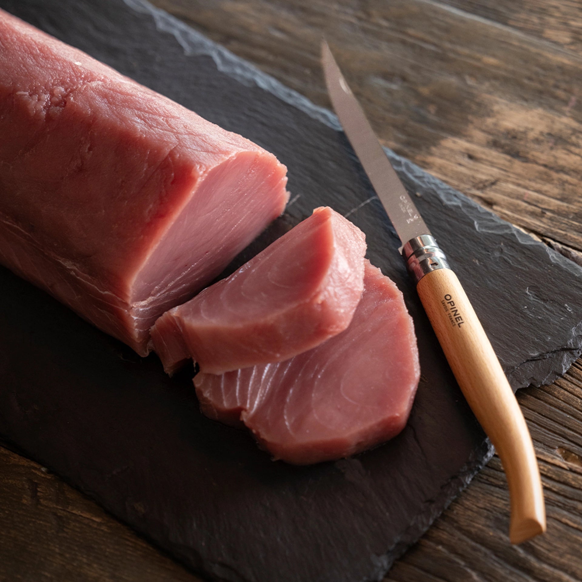 Opinel - N°15 Couteau Effilé Hêtre - Opinel - Couteau parallèle - - La Guilde Culinaire