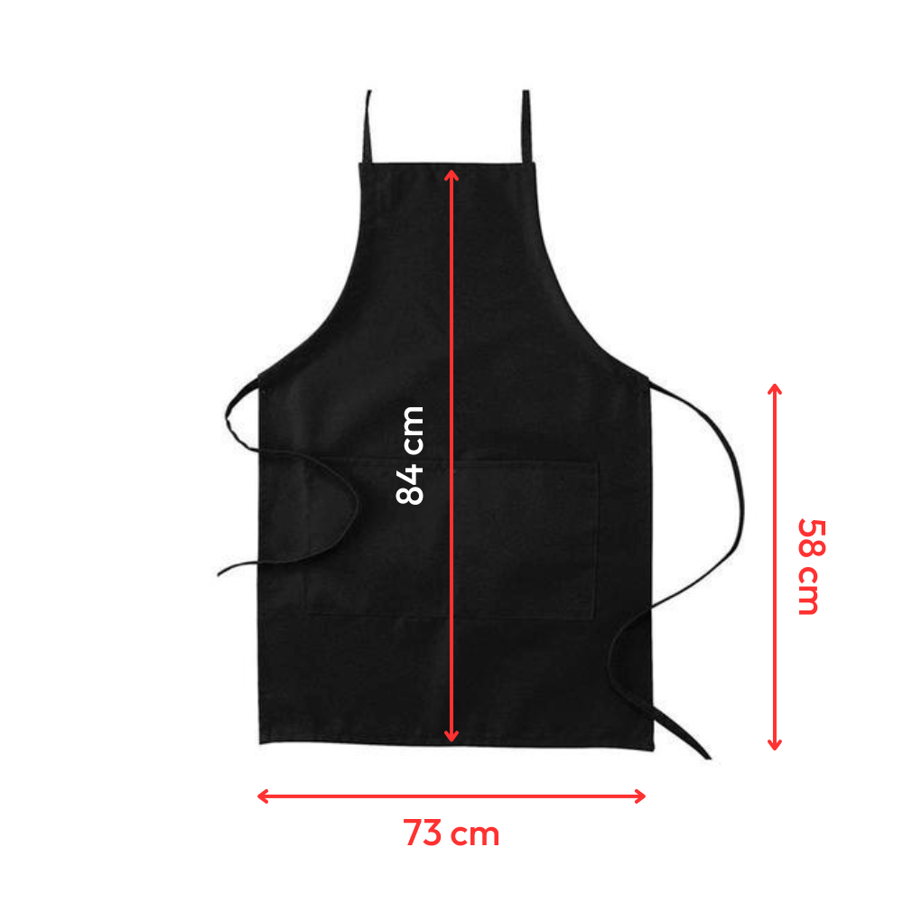 Tablier de cuisine noir ou blanc - La Guilde Culinaire - Tablier cuisine - - La Guilde Culinaire