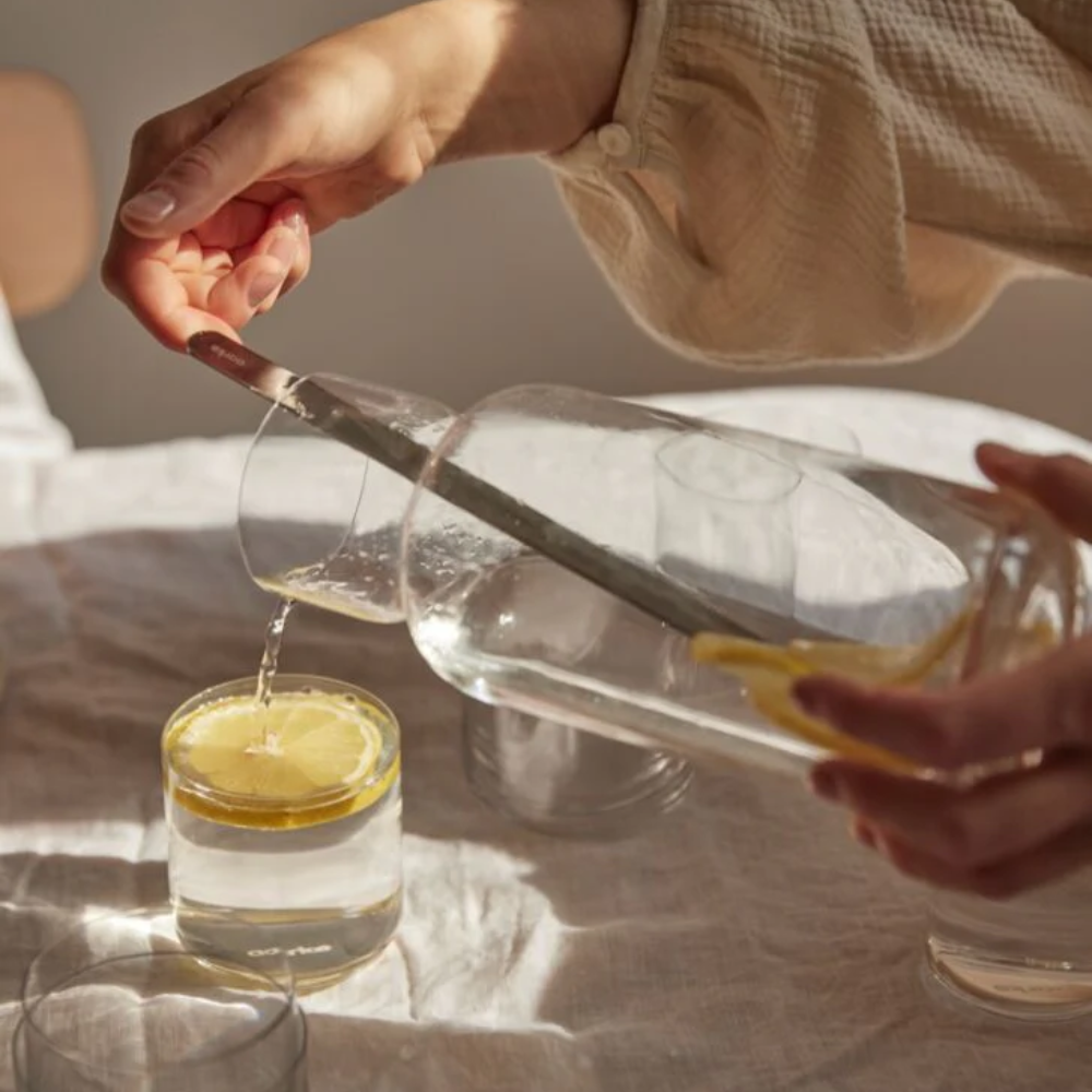 Carafe en cristal et cuillère à mélanger - Aarke - Pichet et carafe - - La Guilde Culinaire