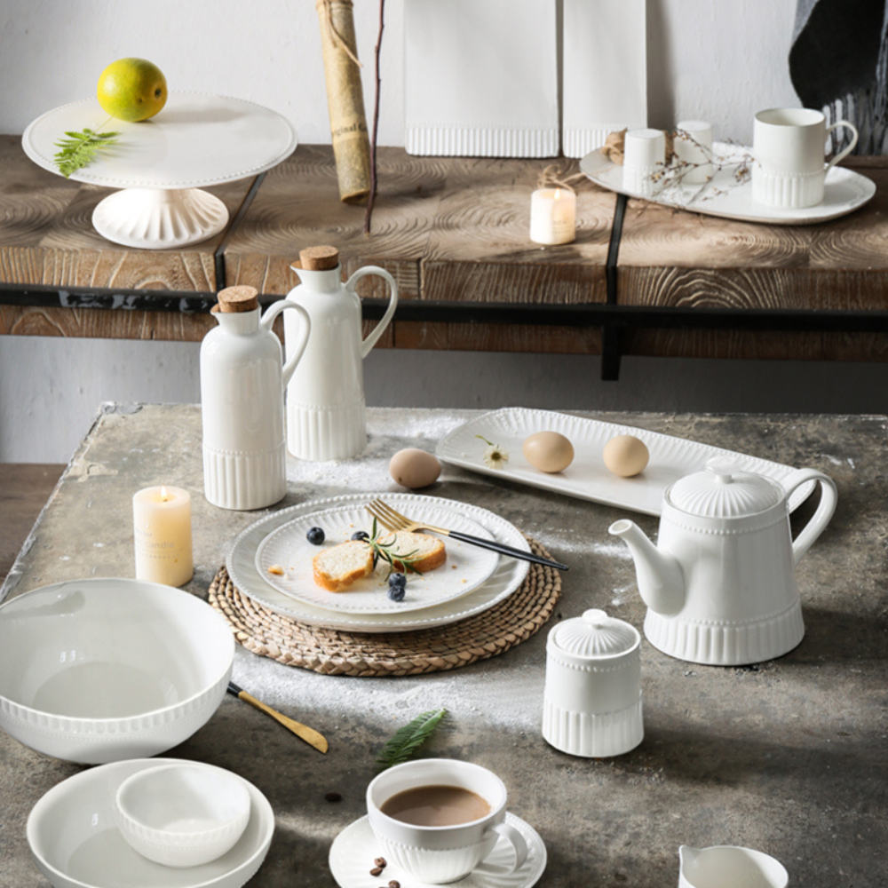 CHANTILLY Assiette à gâteau sur pied - Bia - Assiette à gâteau - - La Guilde Culinaire