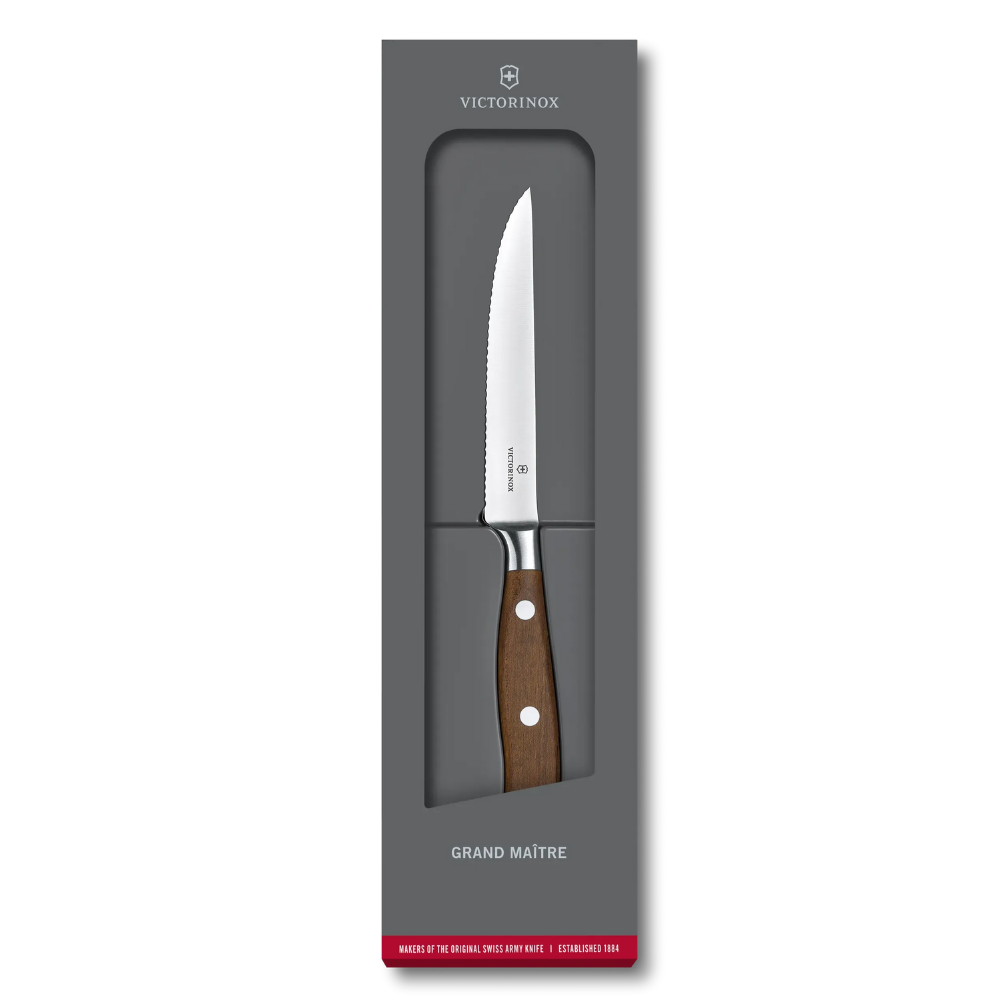 Grand Maître Wood Couteau à steak ! - Victorinox - Couteau à steak - - La Guilde Culinaire
