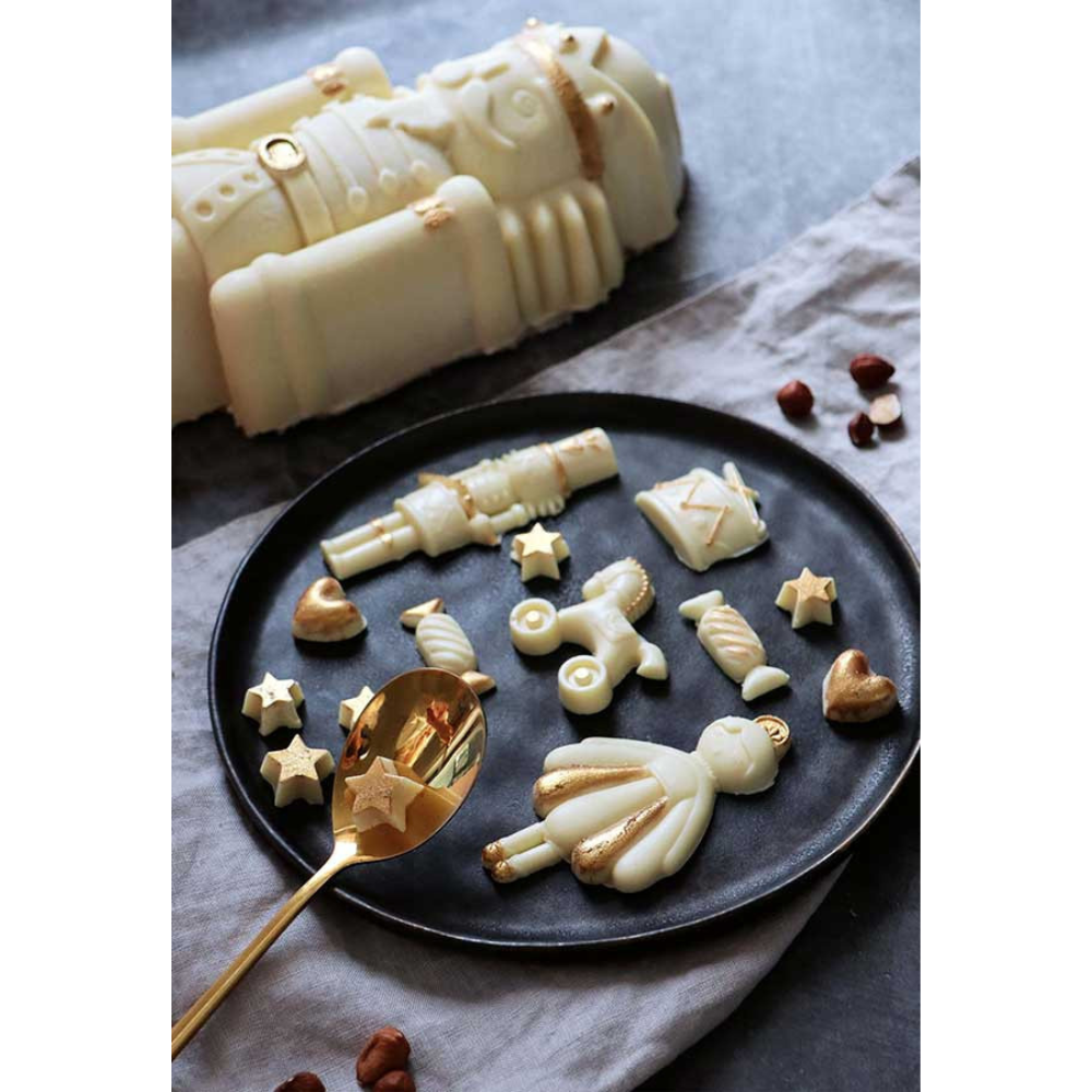 Moule silicone Casse-Noisette - Scrapcooking - Moule à bûche - - La Guilde Culinaire