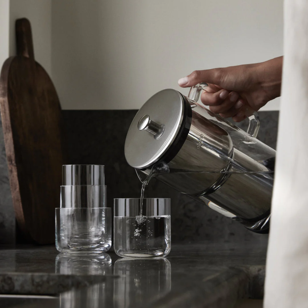 Pichet filtrant à eau purificateur en verre - Aarke - Entretien de machine à café - - La Guilde Culinaire