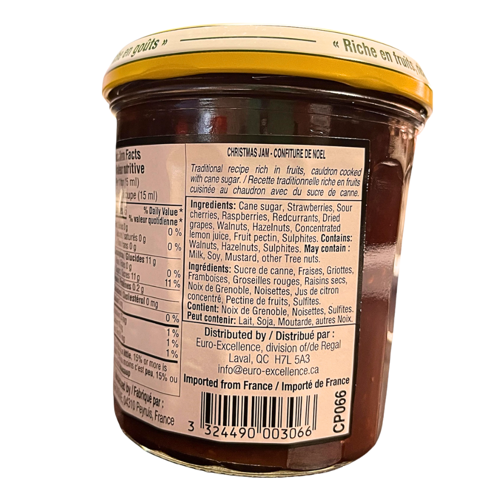 Confiture de Noël 250 ml/ 8,45 oz - Comtes de Provence - Comtes de Provence - Confiture - - La Guilde Culinaire