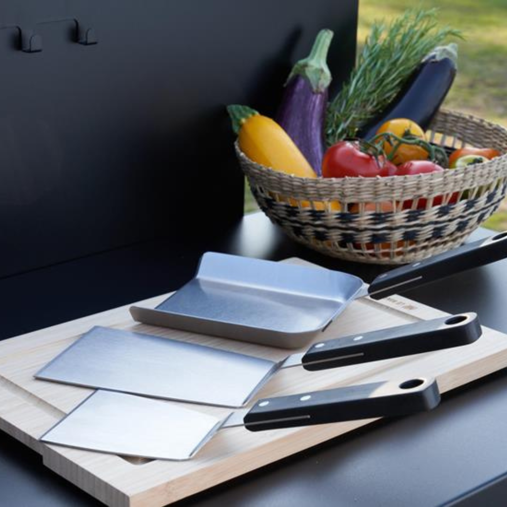 Maxi spatule inox rebords - Le Marquier - Le Marquier - Spatule à plancha - - La Guilde Culinaire