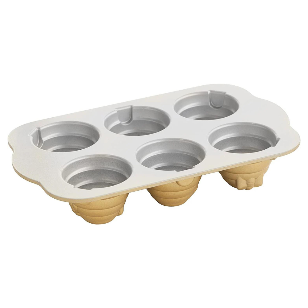 Moule à gâteau 6 mini ruches Gold ! - Nordic Ware - Moule à gâteaux - - La Guilde Culinaire