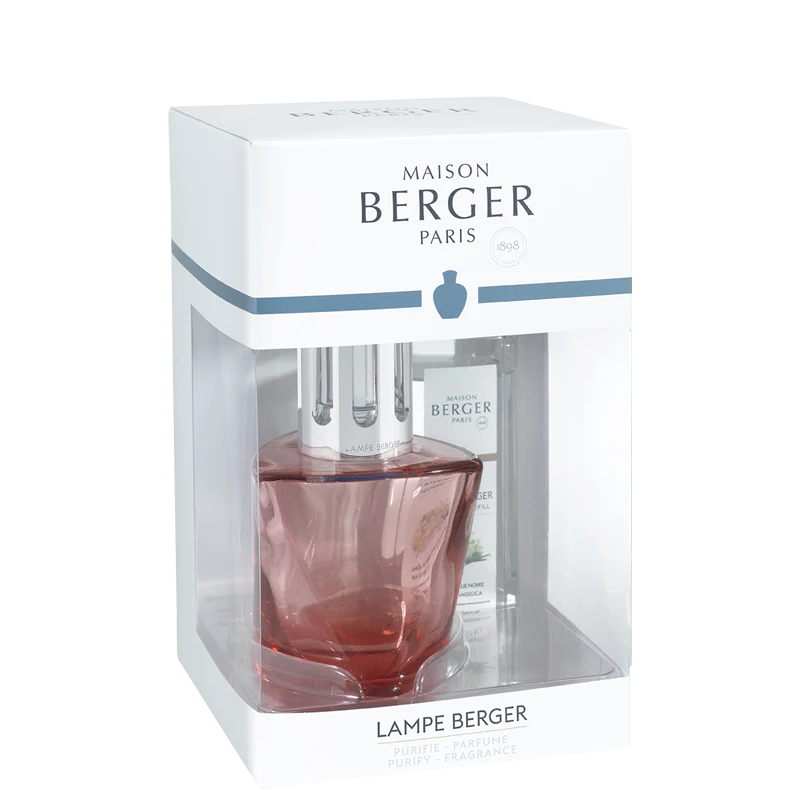 Coffret Lampe Berger Red Terra + Angélique Noire - 250ml (8,5 oz) - Maison Berger Paris - Coffret Lampe Berger - - La Guilde Culinaire