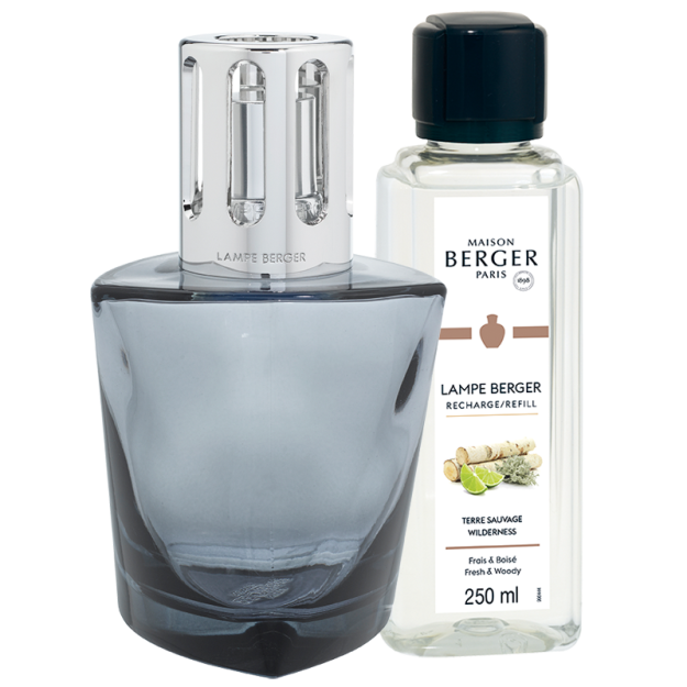 Coffret Lampe Berger Terra Noir + Terre Sauvage - 250ml (8,5 oz) ! - Maison Berger Paris - Coffret Lampe Berger - - La Guilde Culinaire