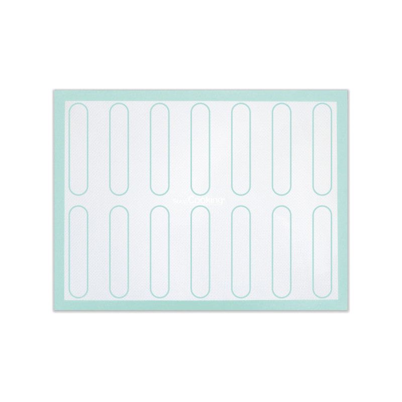 Tapis silicone en fibre de verre choux/éclair/macaron - Scrapcooking - Tapis de pâtisserie - - La Guilde Culinaire