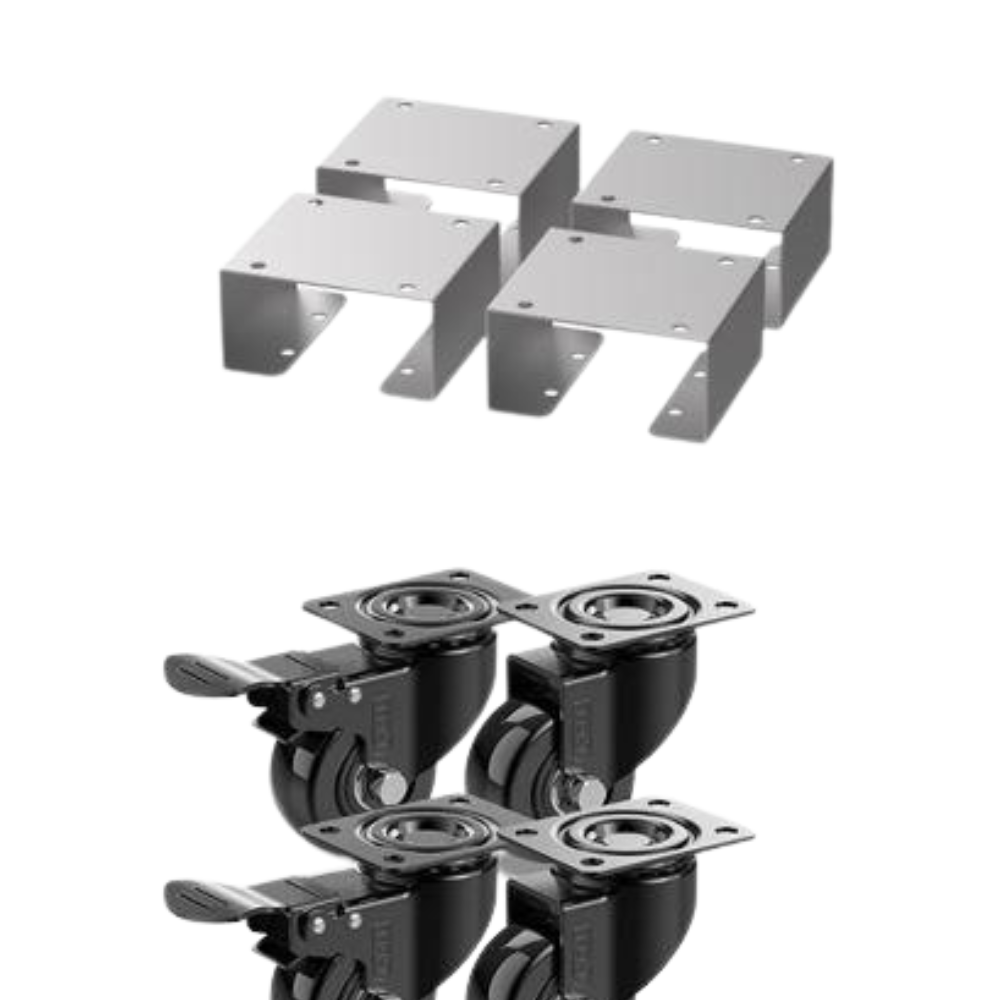 Kit roues meubles de cuisine (Paquet de 4) - Le Marquier - Accessoires cuisines d'extérieur - - La Guilde Culinaire