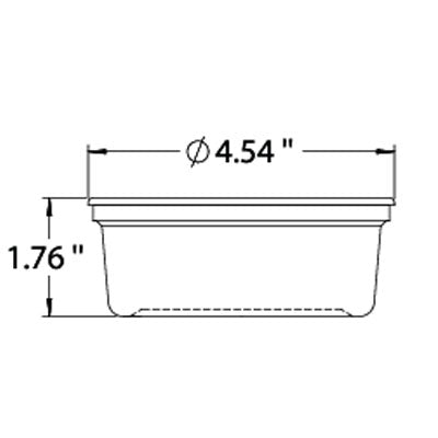 Pot multi-usage transparent avec couvercle 250 ml / 8oz - Paquet de 10 - La Guilde Culinaire - Service de table jetable - LG4198110-250ml-pqt10 - La Guilde Culinaire