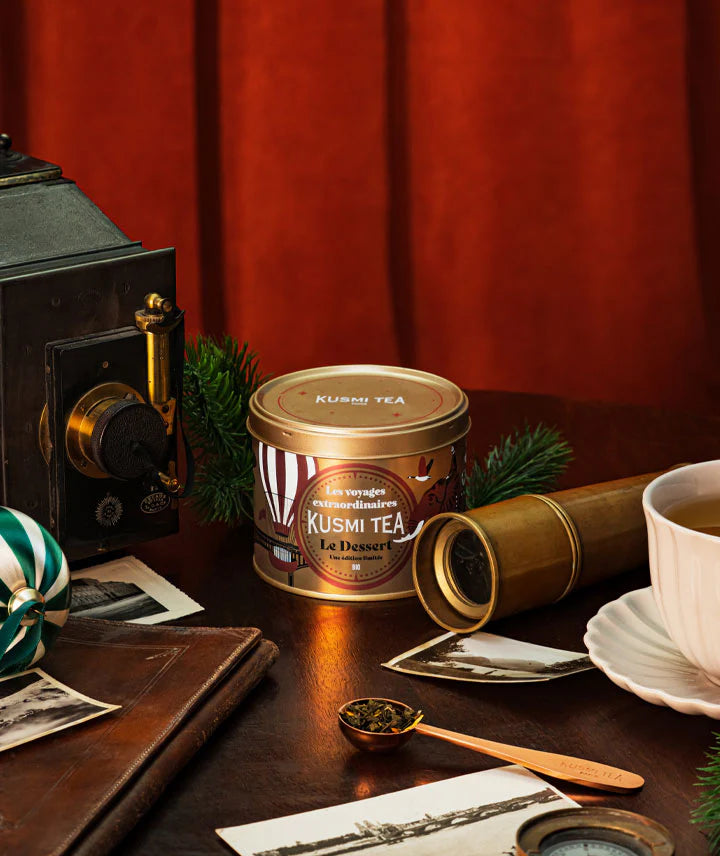 Thé "Le Dessert" - Boîte métal 90g - Kusmi Tea - Thé et infusion - - La Guilde Culinaire