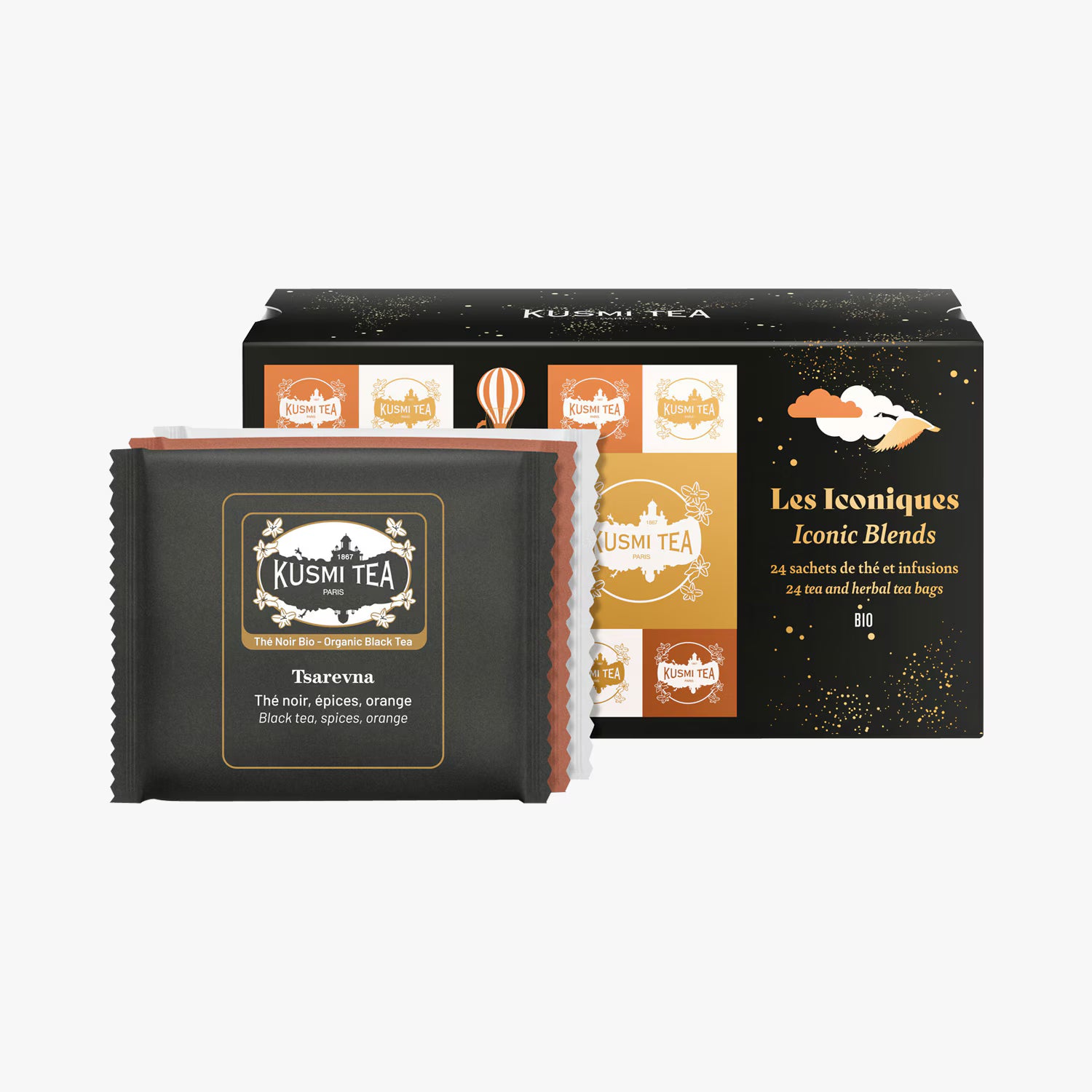 Coffret Les Iconiques Bio - Kusmi Tea - Thé et infusion - - La Guilde Culinaire