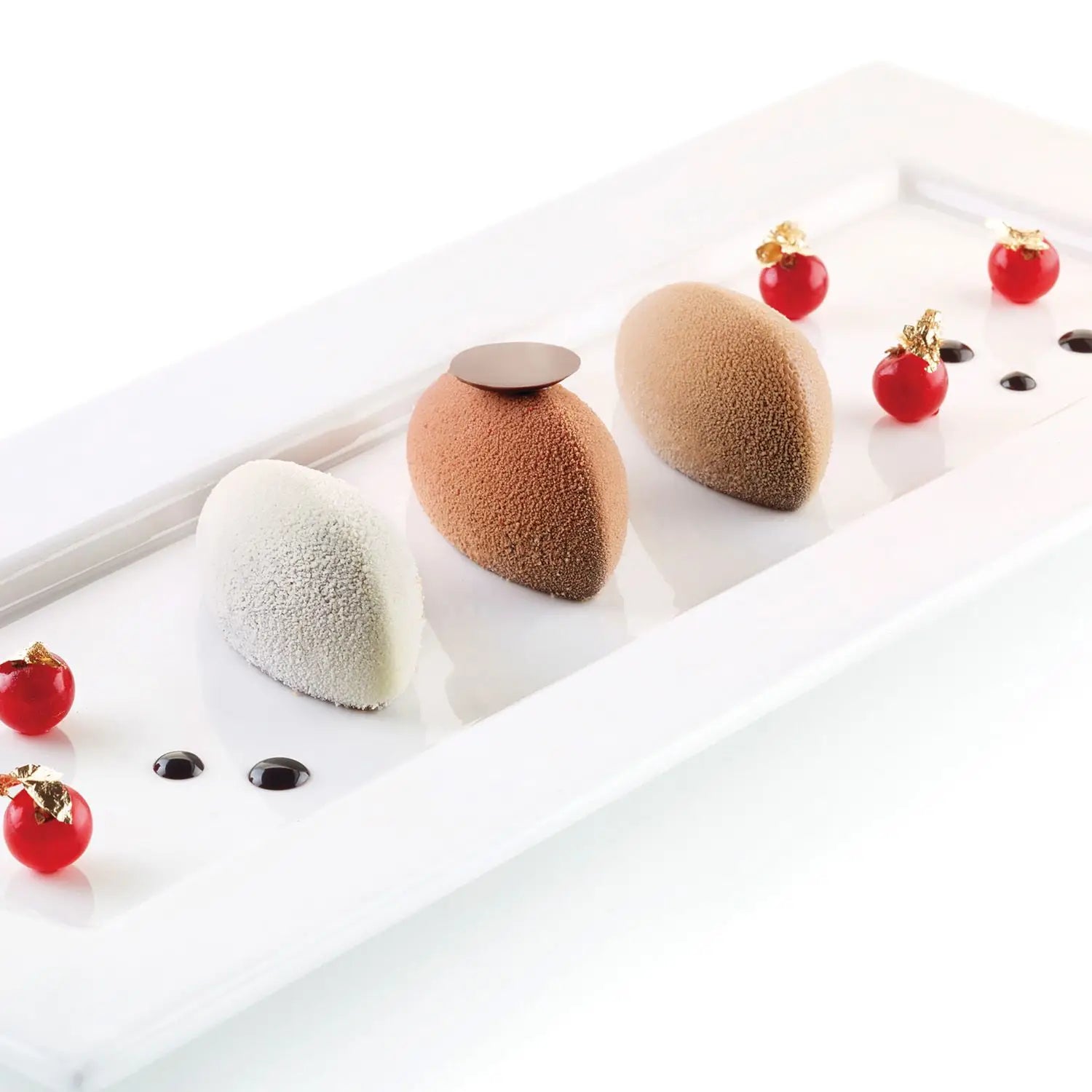 Moule Quenelle 24 3D - Professionel - SilikoMart - Moule à gâteaux - - La Guilde Culinaire