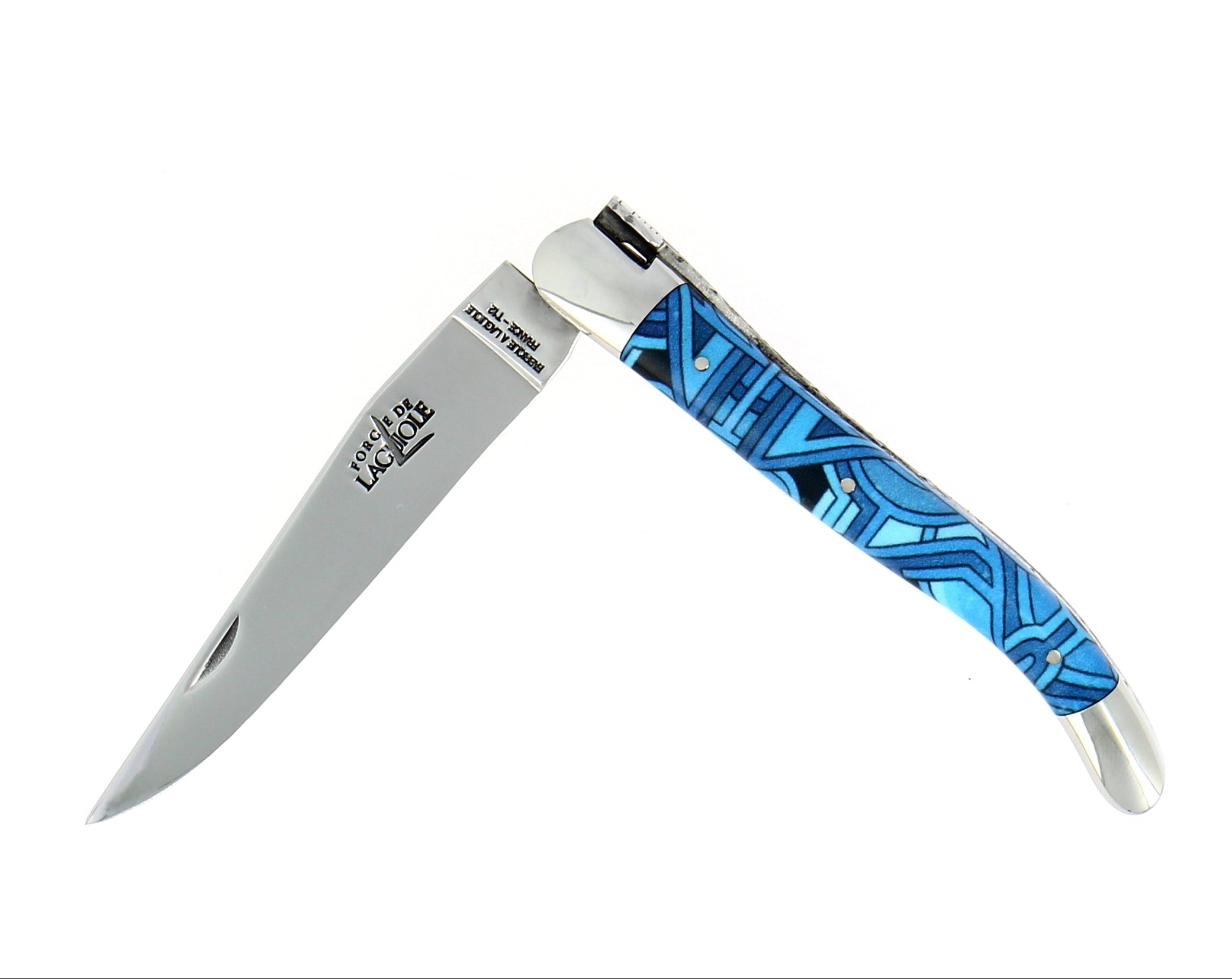 Couteau pliant 11 cm, mitres inox brillant, Seize Happywallmaker – Laguiole Vega - Laguiole - Couteau de poche - 00003688 - 1211 IN SEIZE VEGA - La Guilde Culinaire