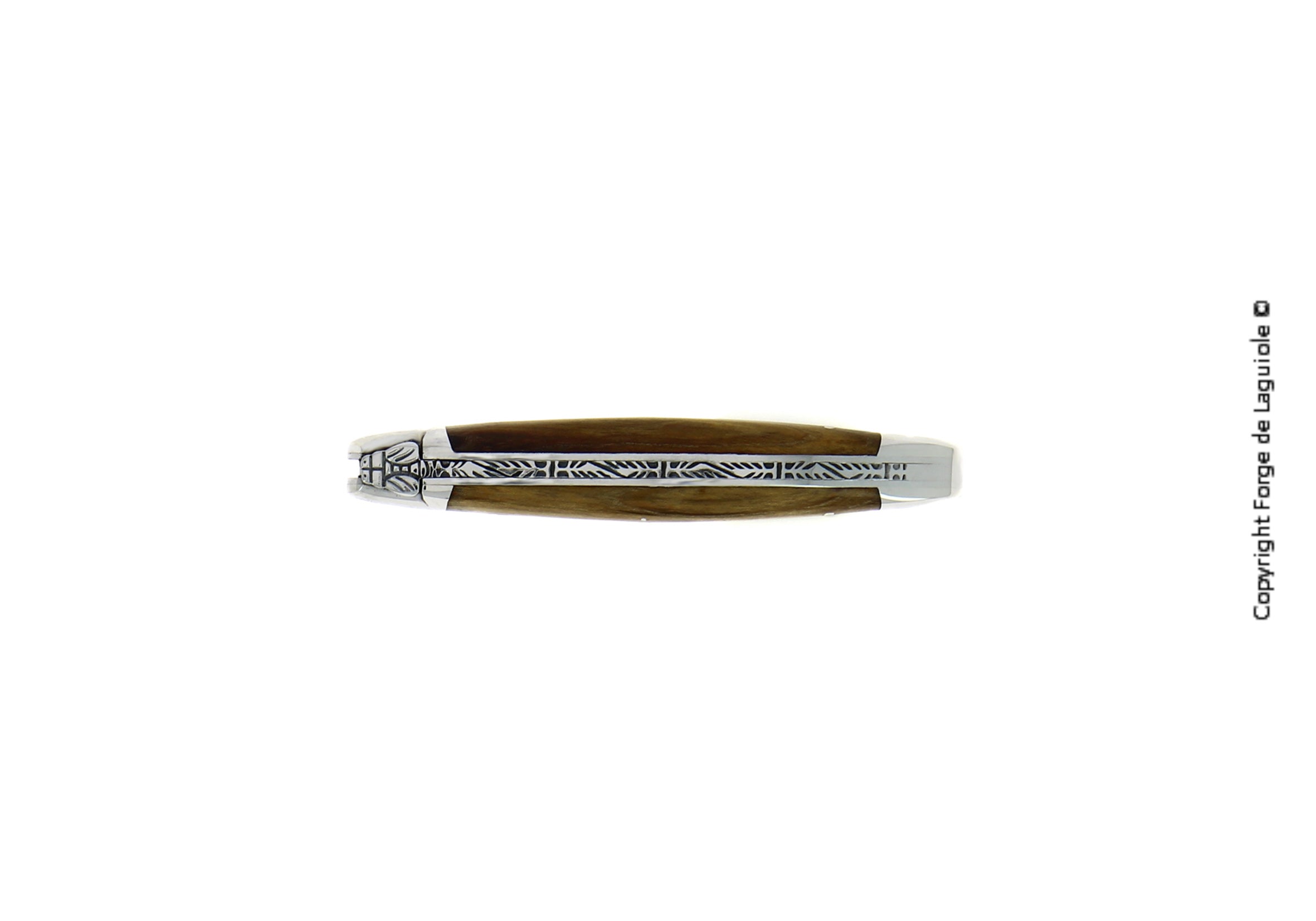 Couteau pliant 9 cm, mitres inox brillant – Laguiole - Laguiole - Couteau de poche - - La Guilde Culinaire