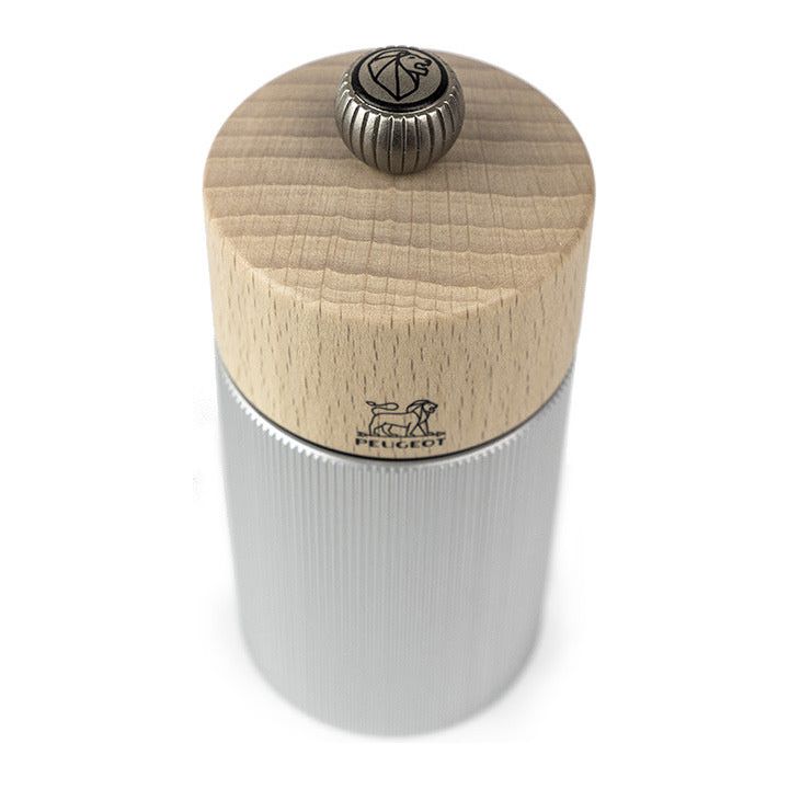 Line - Moulin à poivre manuel, alu, 18 cm - Peugeot - Moulin à poivre - - La Guilde Culinaire