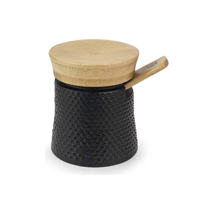 Moulin à poivre Bali fonte noir et sa coupelle à sel - Peugeot - Moulin à poivre, sel, et épices - - La Guilde Culinaire