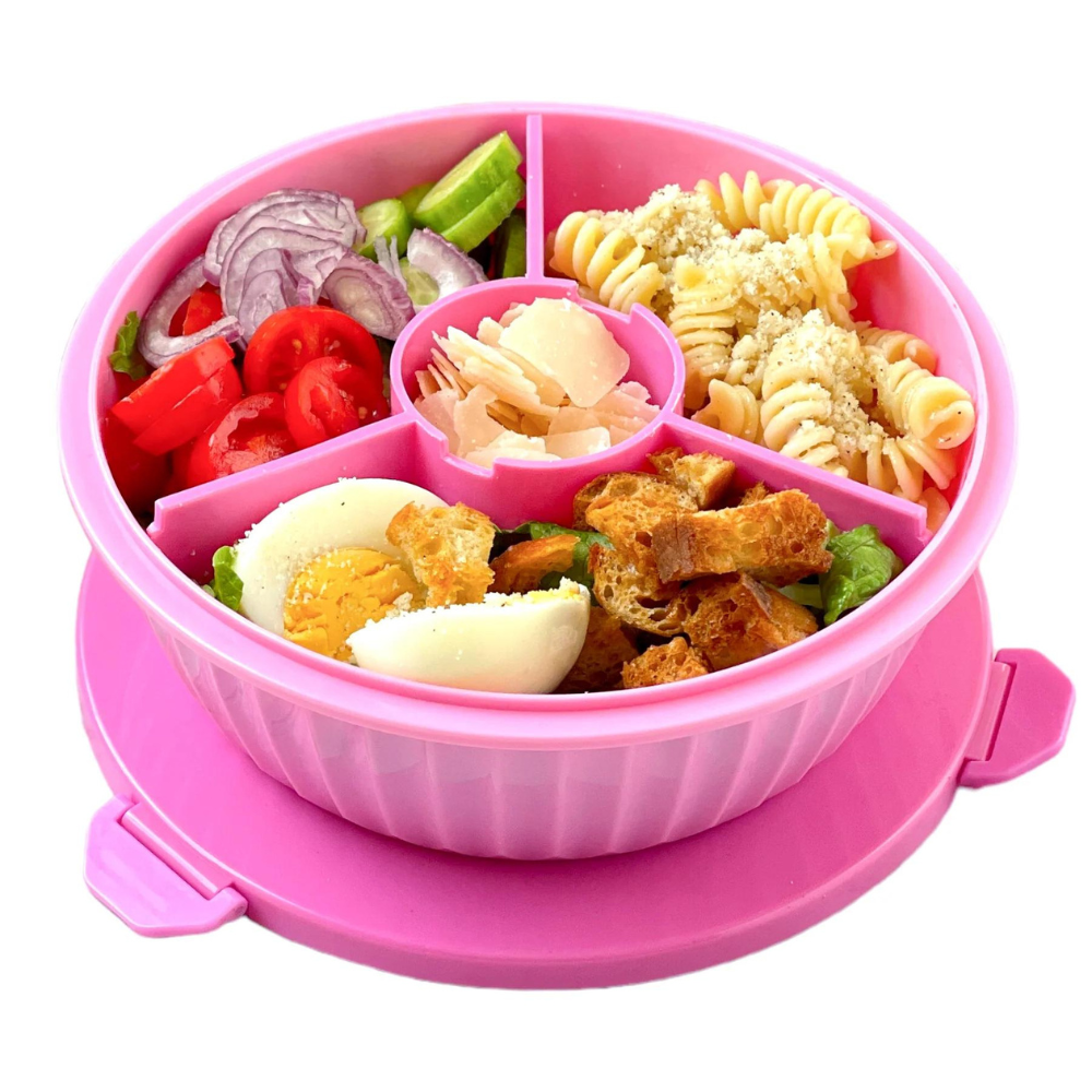 Yumbox – Poke Bowl (3 compartiments) Rose Guava - Yumbox - Boîte à repas - GPP2023103 - La Guilde Culinaire