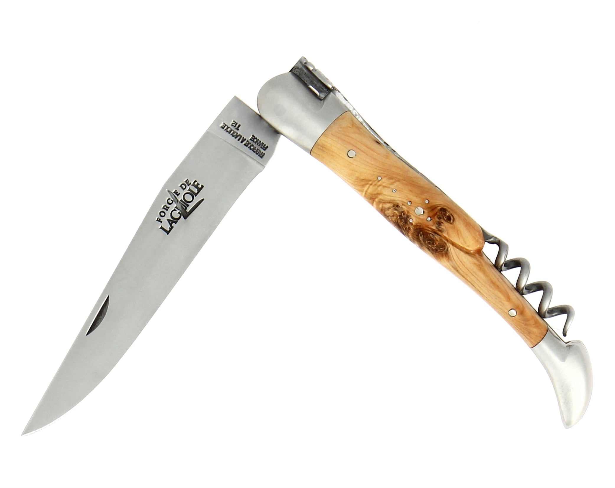 Tire-bouchon - 12 cm mitres inox Finition satinée – Laguiole Genévrier - Laguiole - Tire-bouchon - 00004015 - 22121 IN GE SAT - La Guilde Culinaire