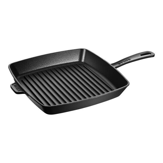 Grill carré américain 30cm 12" ! Noir - Staub - Gril - 40501-107 / 1003307 - La Guilde Culinaire
