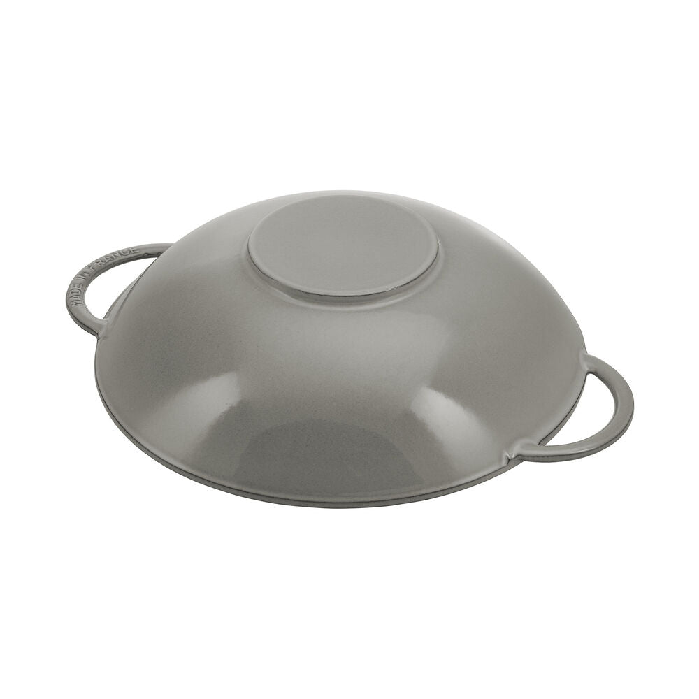 Wok fonte et émail 14.5 po - 37 cm ! - Staub - Wok - - La Guilde Culinaire