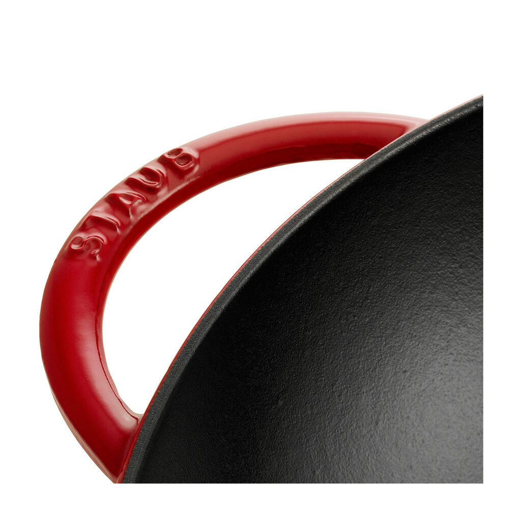 Wok fonte et émail 14.5 po - 37 cm ! - Staub - Wok - - La Guilde Culinaire