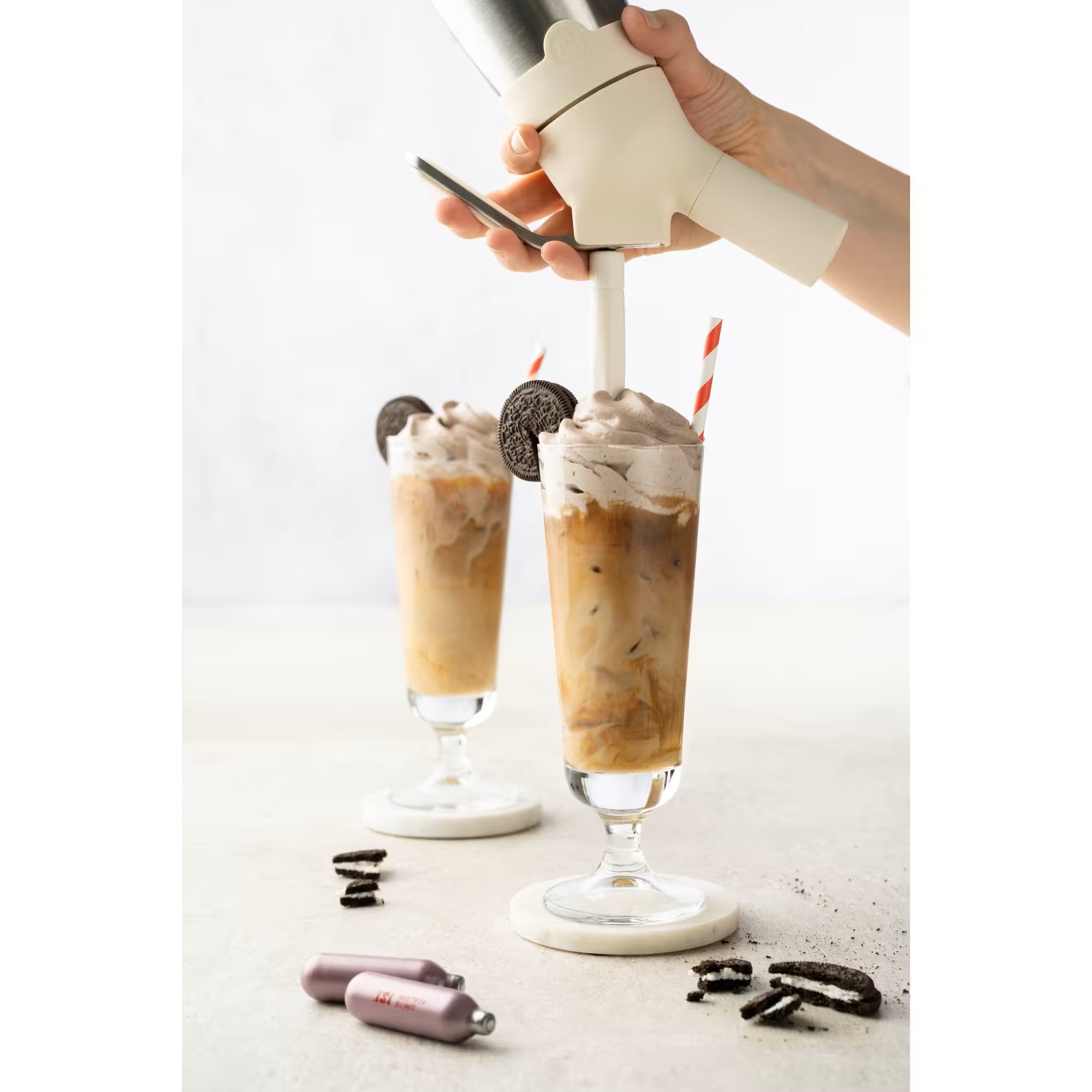 ISI Siphon à crème fouettée Creative Whip Essential, blanc, 0,5 L - ISI Siphon - Siphon - - La Guilde Culinaire